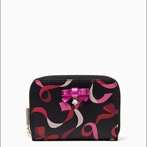 ❤️Kate Spade❤️ Small Zip Around Card Case Wallet Wrapping Party